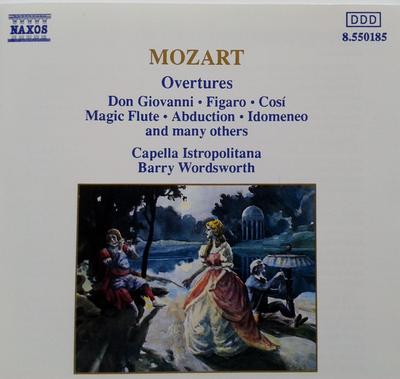 CD W.A. MOZART - Ouvertueren  8550185 Naxos Europe Classical Used
