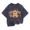 Capybara Pattern Girl T-Shirt Short Sleeve Girls' Summer Clothes Boys Girls Tops Tees Children's T-Shirt Fashion Girl Clothing