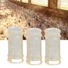 10pcs Plastic Chicken Farm Livestock Poultry Feeding Drinking Water Pipe Adapter ConnectorWhite