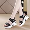 Don't Put On the New Sandals, the Wedge Heel Fish Mouth Is Breathable 8 Cm, and the Versatile Casual Low-top Shoes Are Anti-no Women's Sandals.