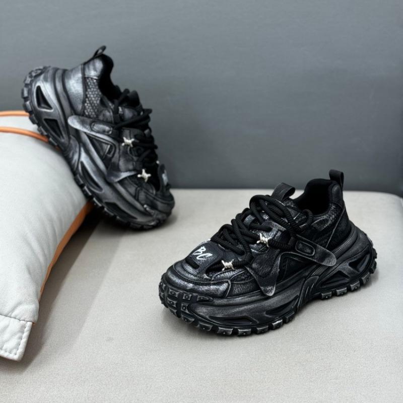 Men's shoes high-end autumn and winter platform rebound dad shoes muffin shoes young and comfortable casual sports shoes