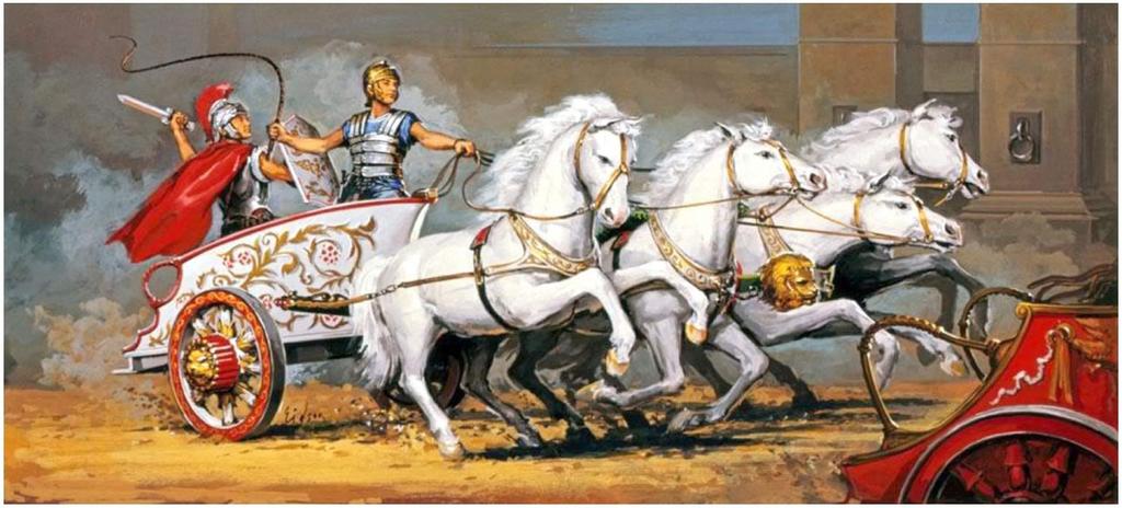 Glenco Model Roman Empire Chariot Plastic Model GM5405 1/48 (Battle Chariot)