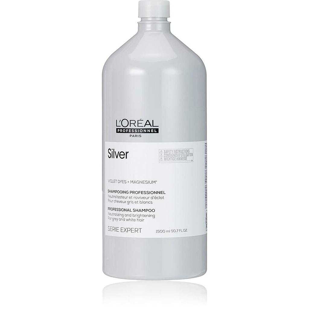 L'Oreal Professionnel, Serie Expert Silver, Hair Shampoo, Neutralizing & Brightening, 1500 ml