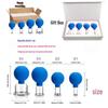 Gezichts Gua Sha Oogmassage Vacuüm Cups - PVC Bol