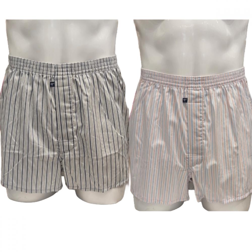 

Men S baSic Underwear 80 Cotton Stripe Trunk Panty Blue Peach 2 colorS Tfmtk113bu Tfmtk112pe pitch (TFMTK112PE)/110