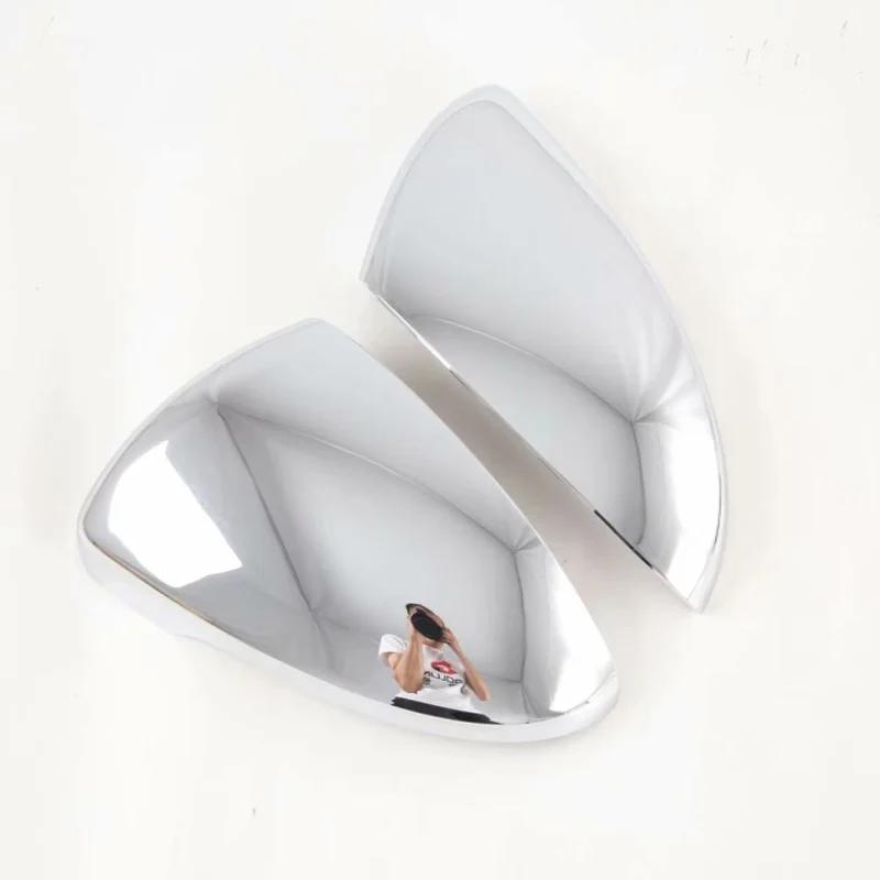 LHD RHD For Kia Cerato Forte K3 - ABS chrome silver Car Side Door Rearview Mirror Frame front rear Fog Light Lamp Cover