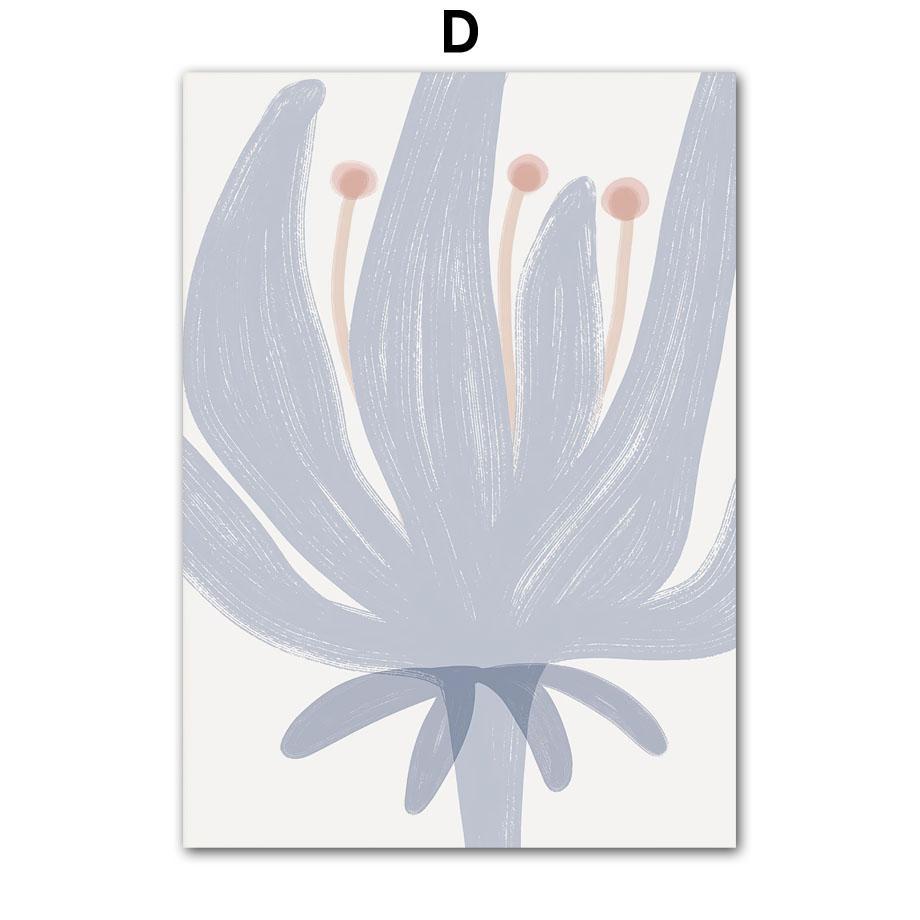 Mädchen Schmetterling Blume Vase Linien Wandkunst Leinwandbild Abstrakte Poster und Drucke Hotel Bar Wandbilder Wohnzimmer Dekoration