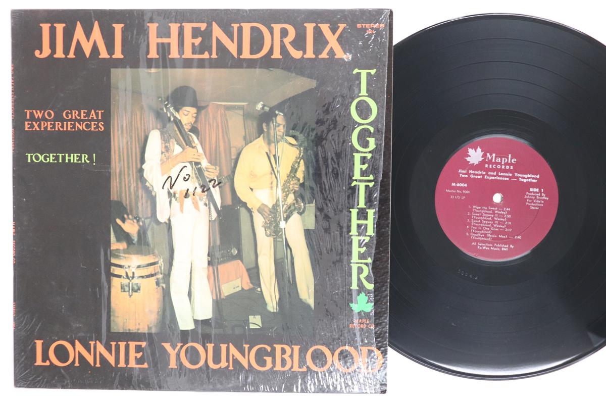 Виниловая пластинка JIMI HENDRIX LONNIE YOUNGBLOOD Two Great Experiences Together M6004 MAPLE 1971 США Рок Б/у