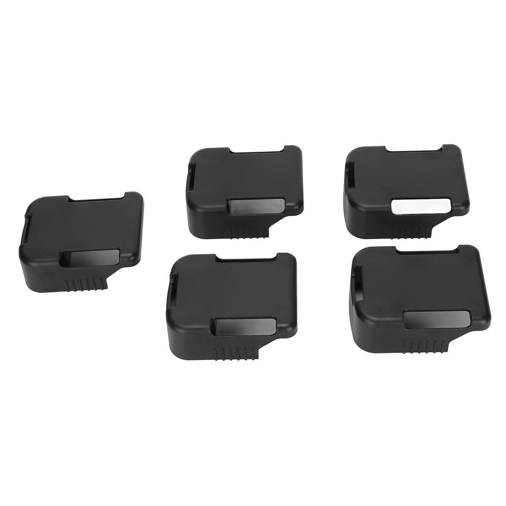 5pcs Lithium Battery Holder Battery Mount Storage Rack for Hitachi 18V Flat Push Lithium Battery