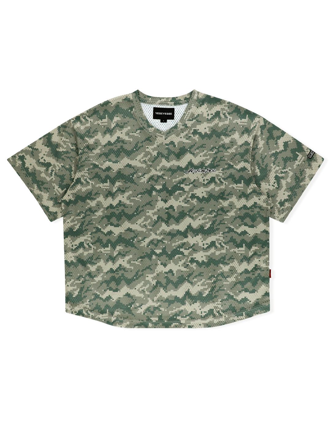 Yes Ic Sn Camo Football Tee Jungle Jungle/S