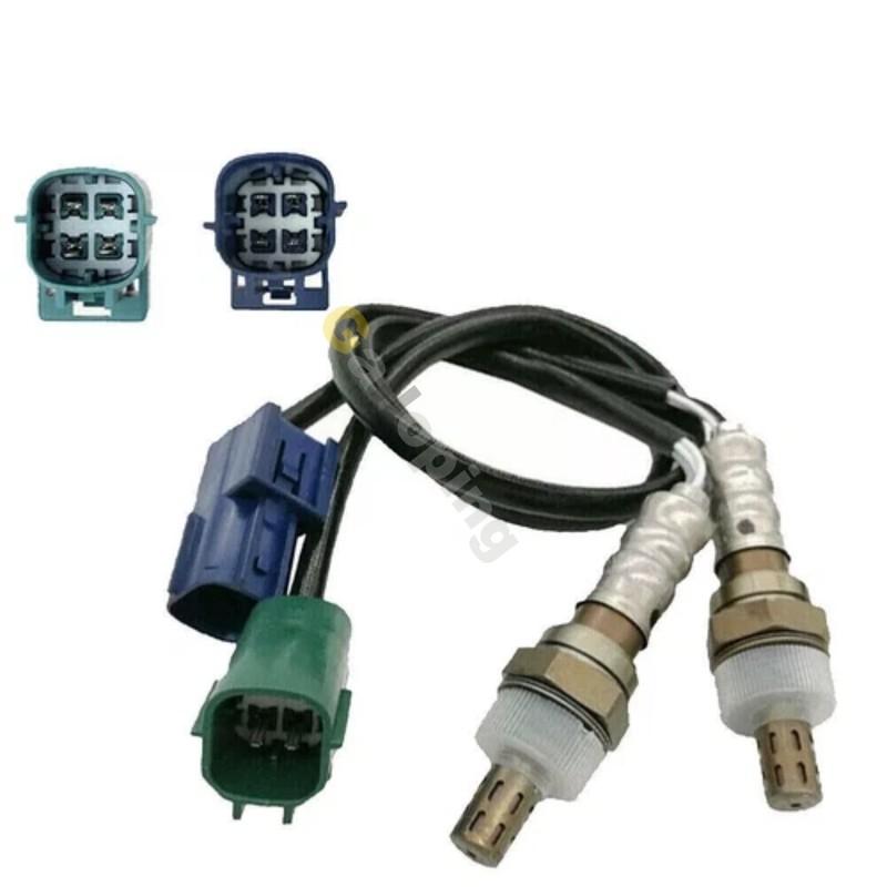 2pc O2 Oxygen 02 Sensor For 2005-2012 Nissan Frontier Pathfinder Xterra 2012- NV1500 4.0L Upstream Downstream 4 Wires Lambda