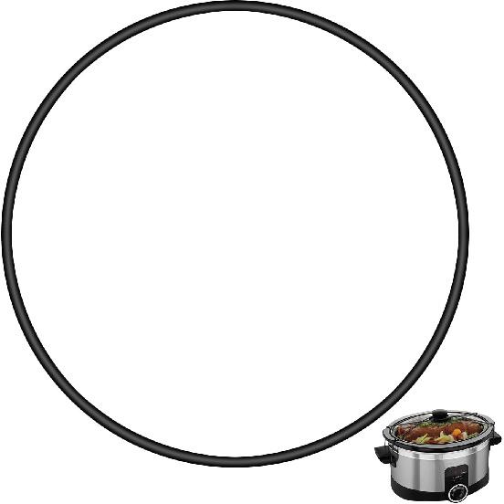 Black Lid Latch Strap Rubber Band 6,7,8 quart Fits for Hamilton Beach Crock Pot Slow Cooker WHT - Reble Pot Lid Fixing Strap