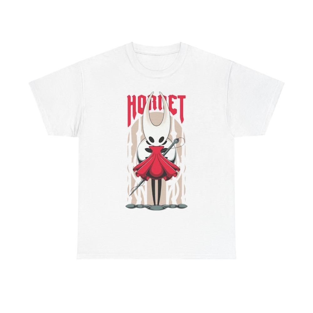 Fashion Men and Women's T-shirt Hollow Knight Print T-shirt Loose Short Sleeve Tops Summer Casual Round Neck Kids Tees Clothing