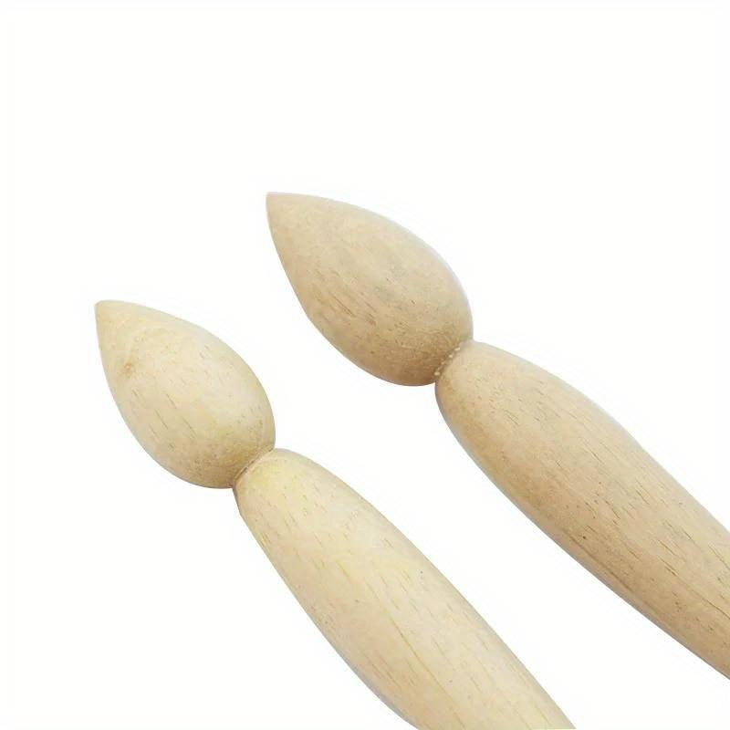 1 Stück Keramik Ausguss Modifikator Doppelkopf Holz Stanzwerkzeug Abgerundete Ecken Teekannenausguss Modellierung Keramikton Reparaturwerkzeuge