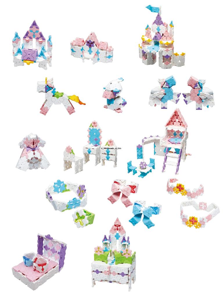 LaQ Sweet Collection Twinkle Castle White L007827 Unisex