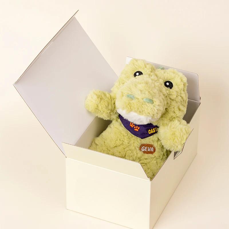Exquisite Crocodile Plush Toys Stuffed Animal Toy for Kids Girls Cute Crocodile Plush Doll Birthday Gifts Exquisite Gift Box