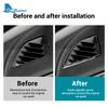 Real Carbon Fiber For Mazda 3 Axela 2014 2015 2016 2017 2018 LHD RHD Car Dashboard Both Side Air Outlet Accessories Sticker gbmqn50