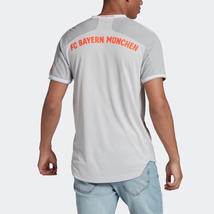adidas FC Bayern Uitshirt Aziatische Maat 20/21 Officieel 'Wit Oranje' Heren FR4021