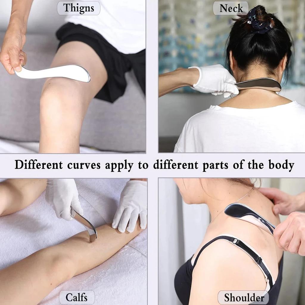 Stainless Steel Gua Sha  Multi-Functional Massage Tools Muscle Scraper Tool, Physiotherapy Tools, Muscle Gua Sha Tools