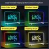 LED Luminous Acrylic Drawing Display Board Stand