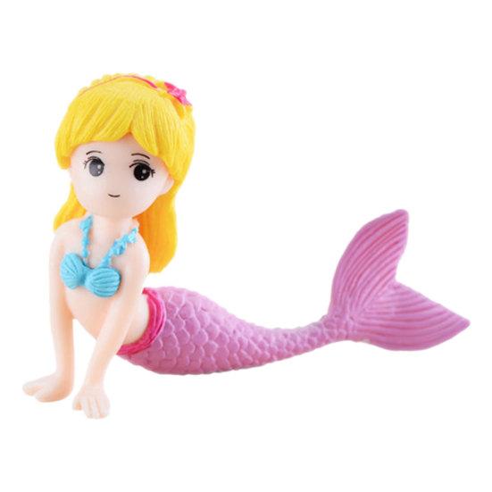 

DIY Русалка Мини Модель Фигурка Миниатюрный Сказочный Сад Бонсай Аквариум Декор 1#