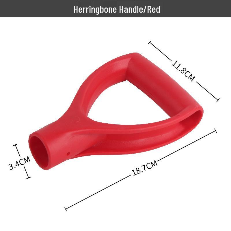 Iron Shovel Hoe with Plastic T-Handle for Gardening and Agriculture