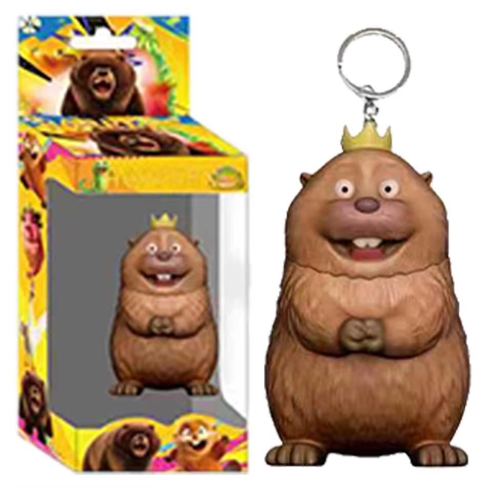 Disponibile Portachiavi Serie Piano di Trasformazione del Castoro Figura Hoppers Action Figure Modello di Film Giocattoli Regalo per Bambini Decorazione Zaino