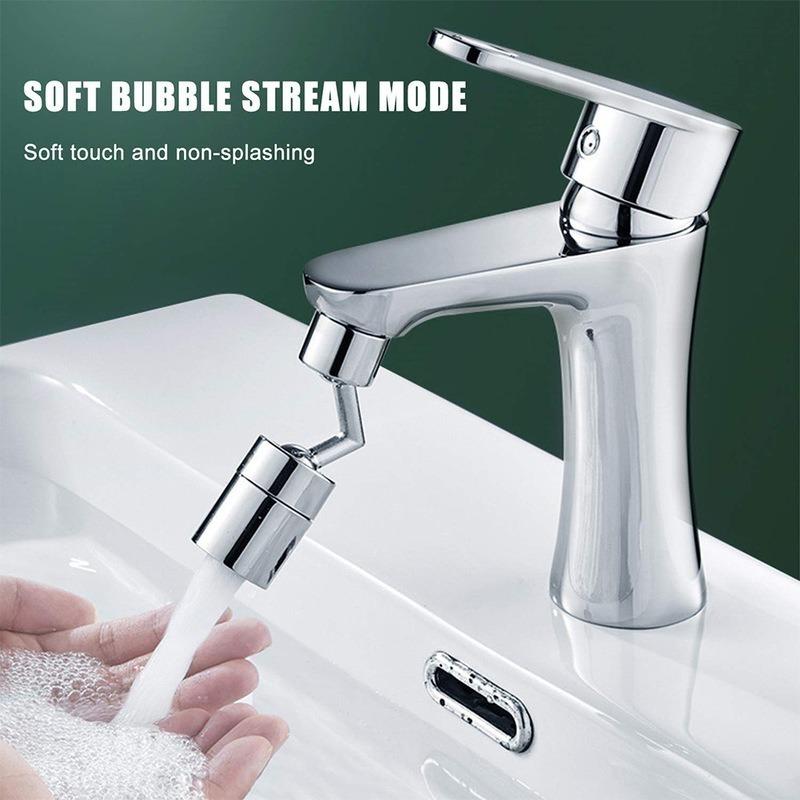 Rotatable Tap Aerator 720 Degree Universal Splash Filter Saving Faucet Sprayer Head Bathroom Filter Bubbler