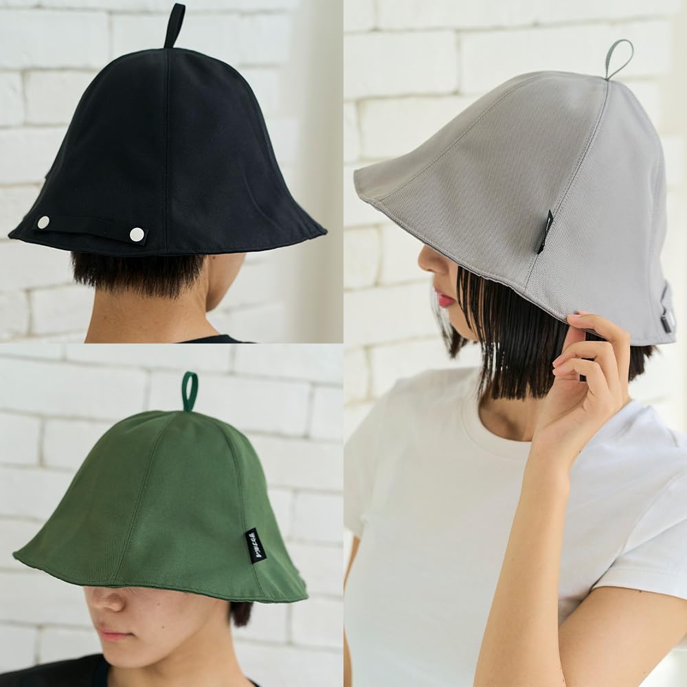 Sauna Hat Insulated Fleece Lining Washable Foldable Deep Fit Hot Springs Lightweight Stylish Gear Item Convenient Khaki