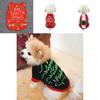 Adorable Dog Cat Puppy Christmas Pullover With Santa Elf Design For Xs/s/m/l/xl Pets