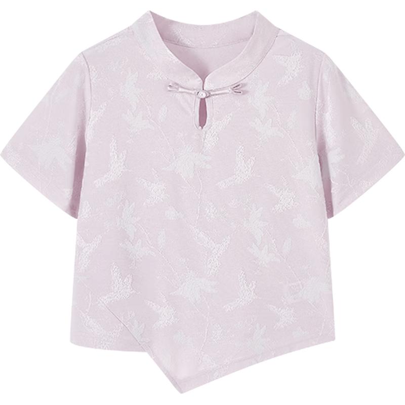 

YEEHOO Girls New Chinese Style Short Sleeve T-Shirt 110