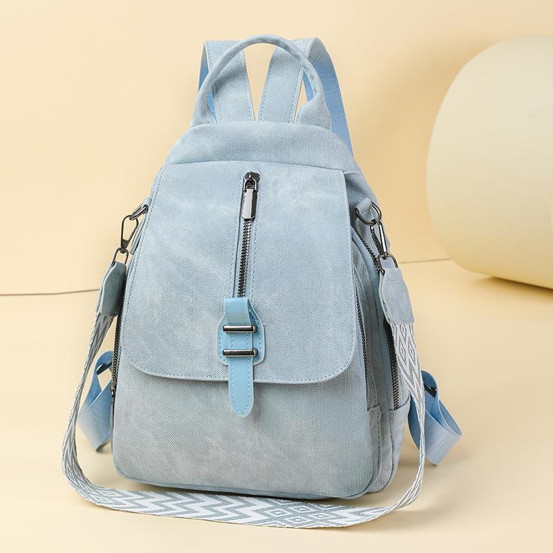 Women's Backpack Large Capacity Multi-function Shoulder Bag Soft Leather Backpack Crossbody Bag
