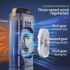 Rechargeable Air Conditioning Portable Desktop Cooling Fan with 3 Speed Suitable for Office and Bedroom Dormitory