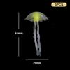 3Pcs Artificial Glowing Fluorescent Jellyfish Aquarium Decoration Fish Tank Underwater Plant Marine Aquatic Landscape Ornament
