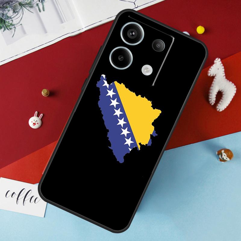 Bosnien Flagge Hülle Für Xiaomi Redmi Note 14 Pro 13 12 11 10 15 Pro Plus Redmi 14C 15C 10C 12C 13C 15 Abdeckung