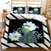 3D Printed Peacock Duvet Cover Pillowcase 2/3pcs Animal Bedding Set King Queen Bed Cover Women Girl Cover Gift