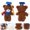 14cm Cute Stuffed Animal Doll Cartoon Graduation Bear Doll Doctor Bear Plush Toy  Graduation