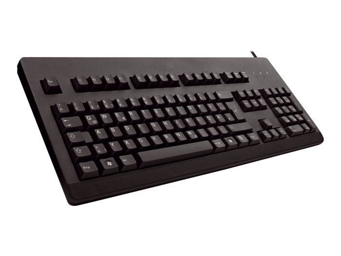 Clavier CHERRY G80-3000LPCEU-2 USB - QWERTY - Noir - Technologie Cherry MX