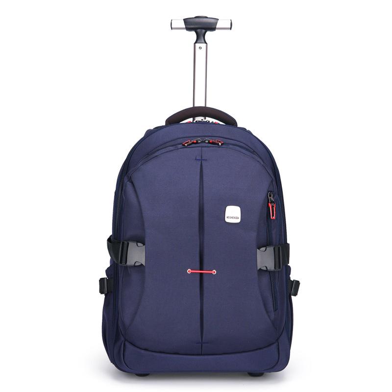 Weishengda Business Tie Rod Bag Travel Backpack Large Capacity Tie Rod Backpack Back Pull Dual-Purpose Backpack