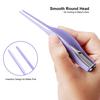 2PCS Earwax Removal Set Earspoon Ear Pick Stainless Steel Earwax Remover Spoon with LED Light