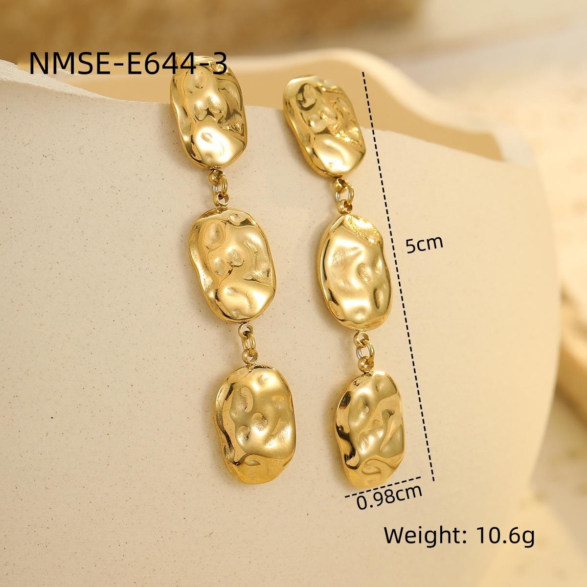 GEMCHIC Women s Geometric Stainless Steel Dangle Earrings Fashion Statement Jewelry
