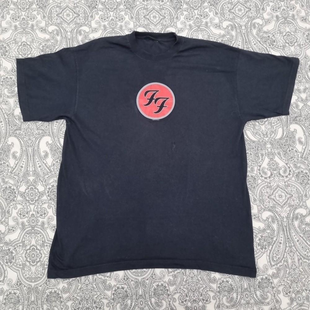 

Фу Файтерс (2000) Графическая футболка с надписью, альтернативная хард-рок группа, XL, черная XL