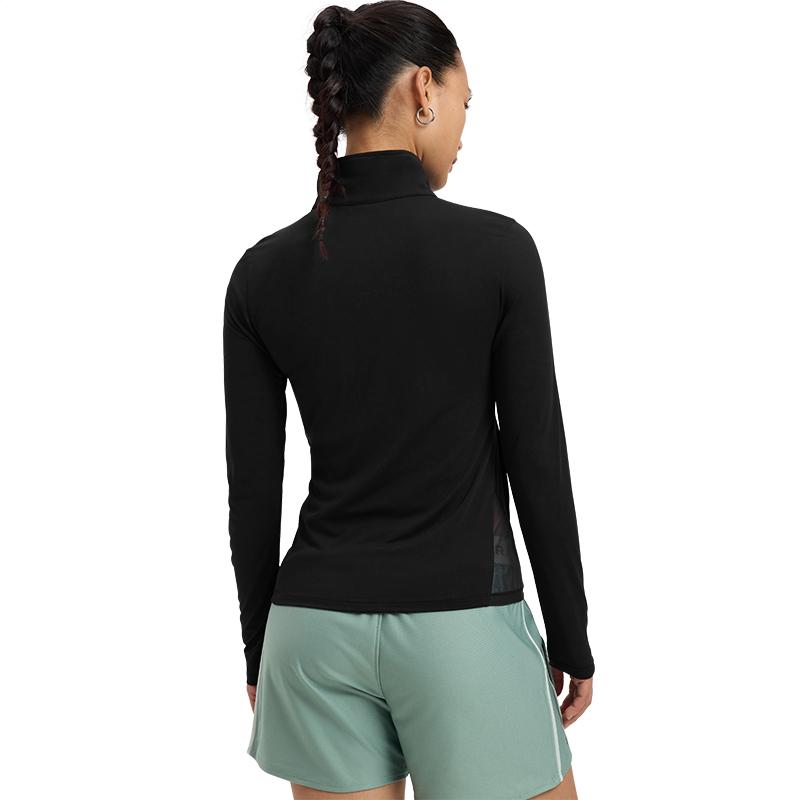 Under Armour Cool Mesh Comfortable Versatile Simple Fashion Solid Color Jacket Women Jacket Black 6007554-001
