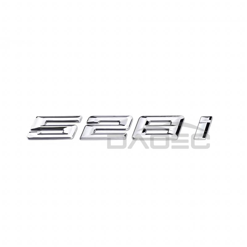 Car 3D HH22 ABS Trunk Letters Logo Badge Emblem Decal Sticker For BMW 5 series 520i 525i 528i 530i 535i 540i E39 E60 E61 F10 F11 G30