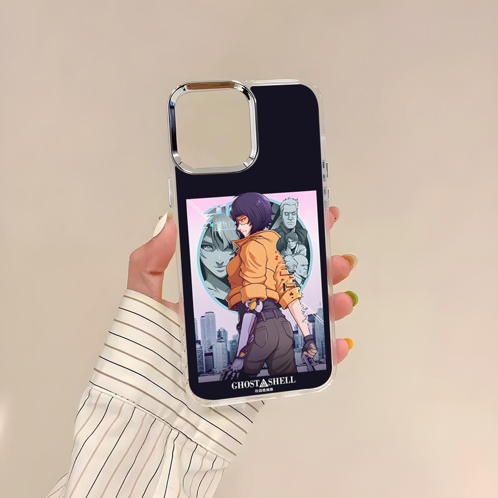 G-Ghost In The Shell Phone Case For IPhone 17 Air 16 15 14 13 12 11 Pro Pro Max Plus Transparent Soft Cover