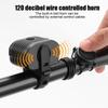 2 In 1 Waterproof USB Rechargeable Light With Horn 200lm Bicycle COB Front Light With 120dB Loud Horn Cycling Flashlight Bicycle