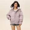 Men Women Cotton-padded Coat Women's Winter Hooded Parkas Fur Collar Thicken Warm Outerwear Cotton Coat Male Outdoor Parkas