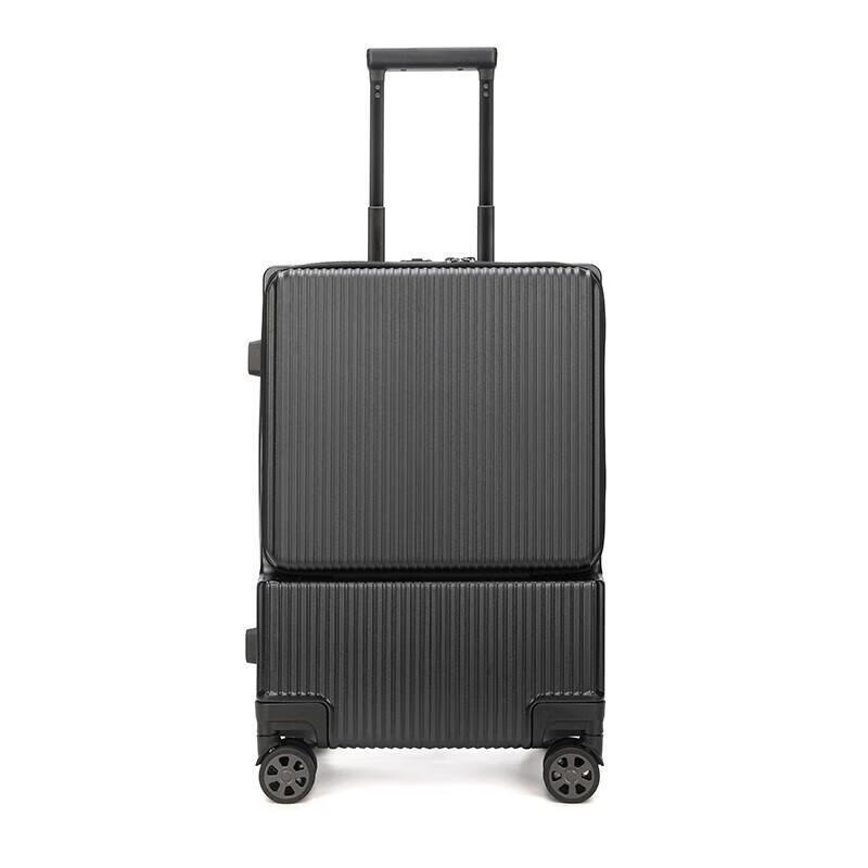 Hengyuanxiang Front-Opening PC Luggage with Aluminum Frame
