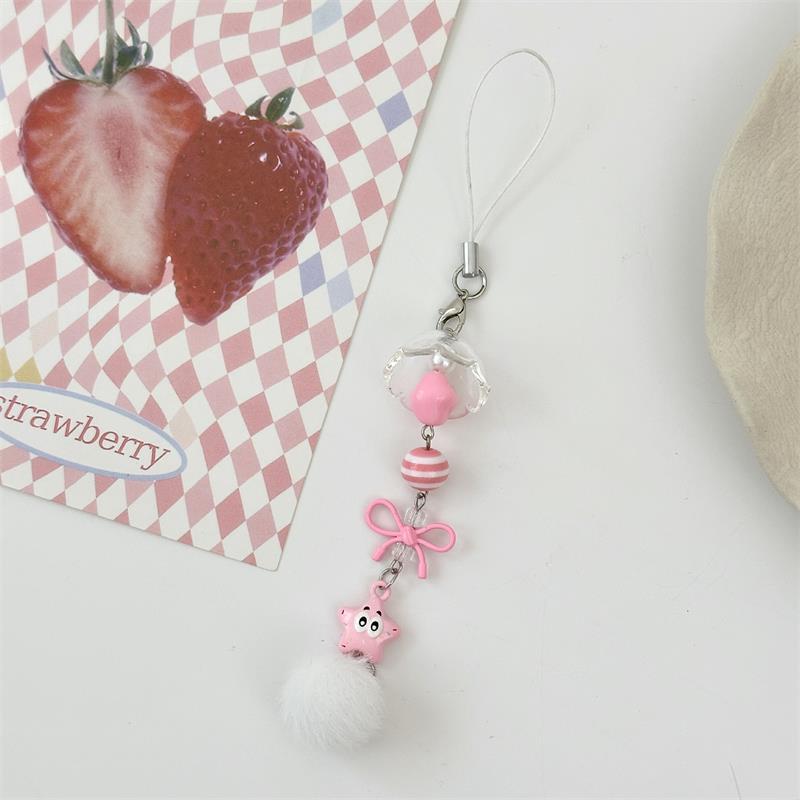 

Милые Звездочки Бантики Колокольчики Ветер Меховой Шарик Ремешок для Телефона Брелок Подвеска Цепочка для Телефона Против Потери Украшение для Сумки Шарм для Мобильного Телефона Подарки