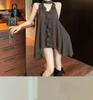 French V-Neck Ruffle Halter Camisole for Women - Sleeveless, Loose, Stylish & Slimming Top